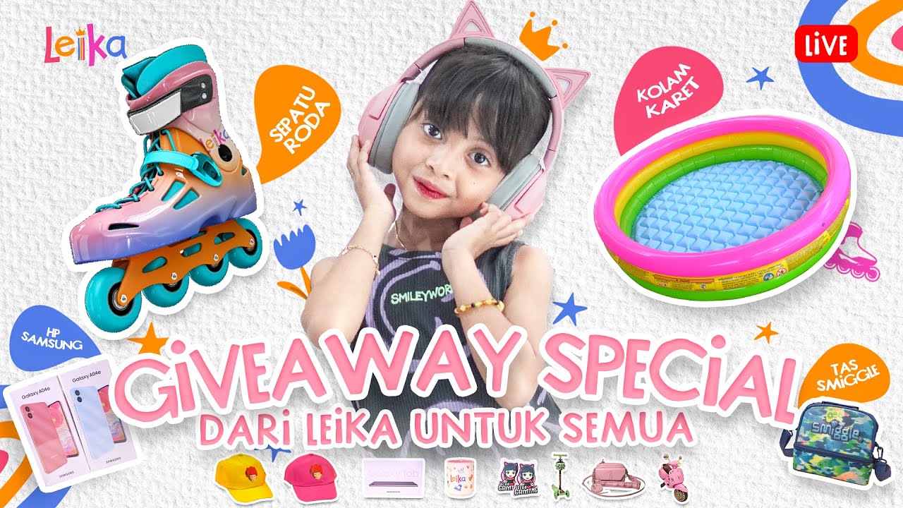 GIVEAWAY SPESIAL DARI LEIKA UNTUK SEMUA PART 2 😍