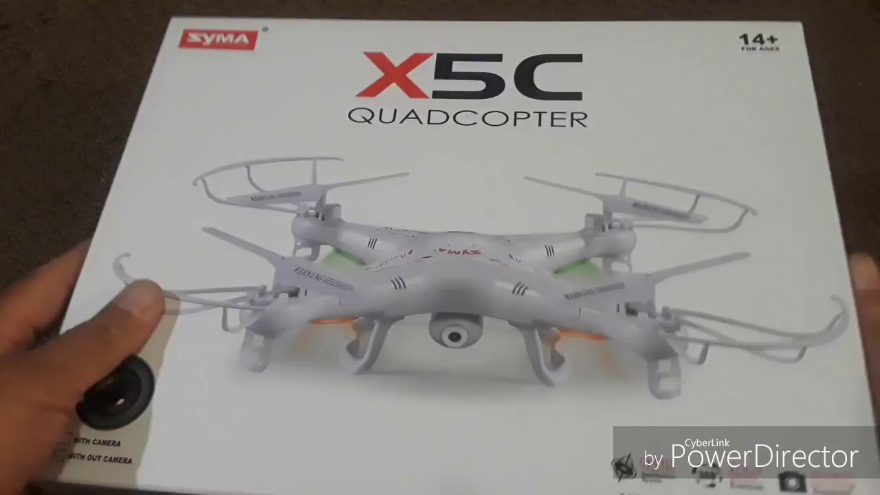SYMA X5C Drone Only kit unbox and set up..