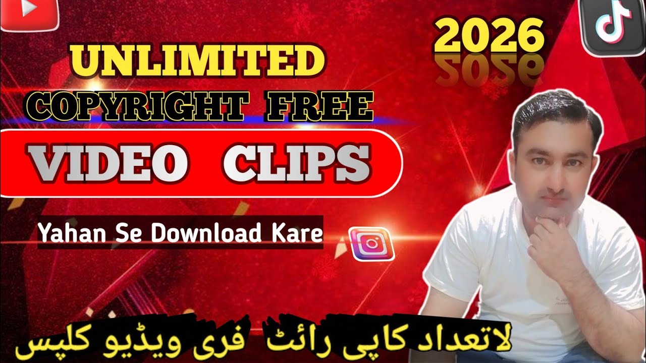 How to download copyright free Video clips in 2026/No Watermark No Copy right💯%!!