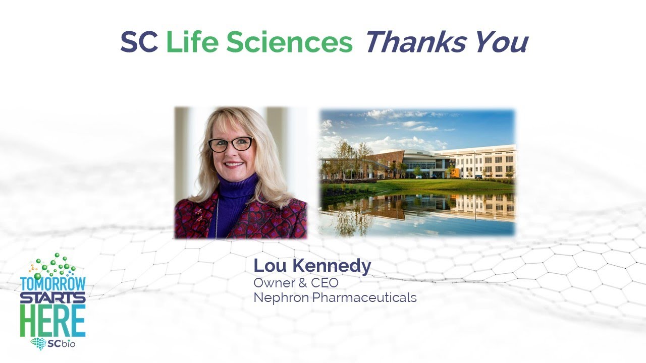 Special Honors:  Nephron Pharmaceuticals CEO Lou Kennedy