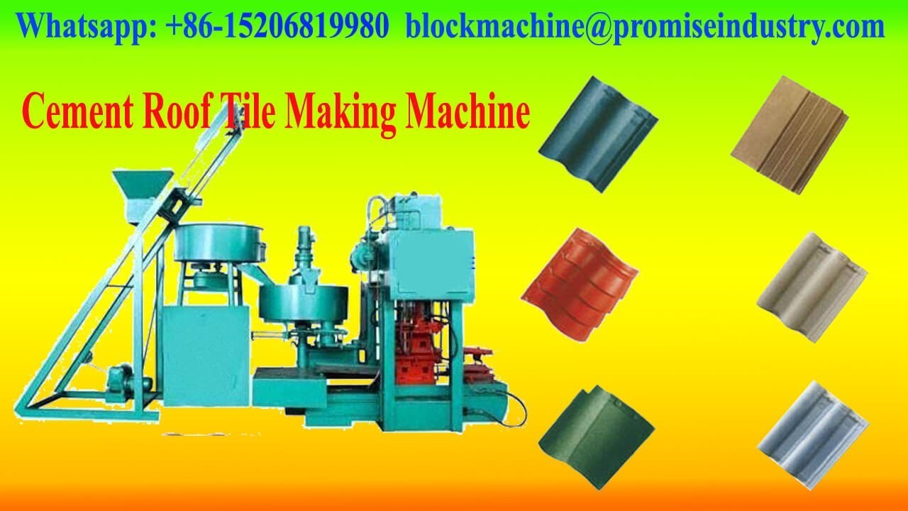 cement / concrete roof tiles making machine for sale with low cost in China