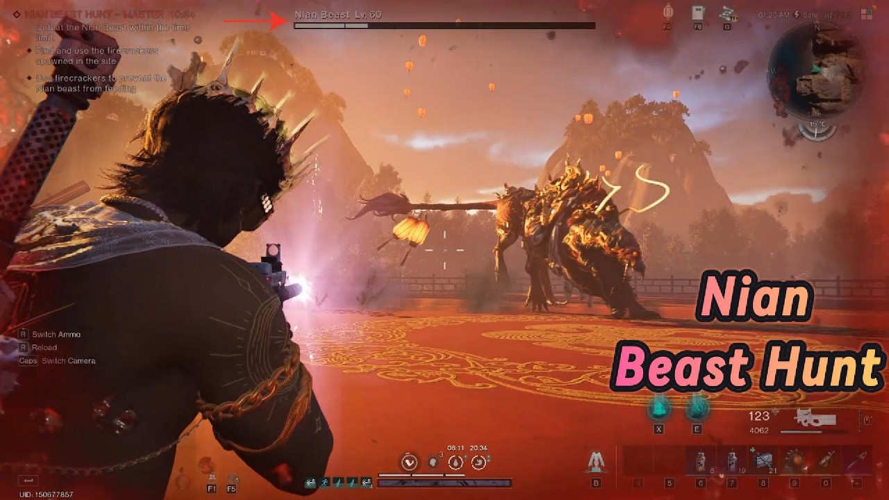 Once Human SOLO Nian Beast Hunt PRO!! #oncehuman