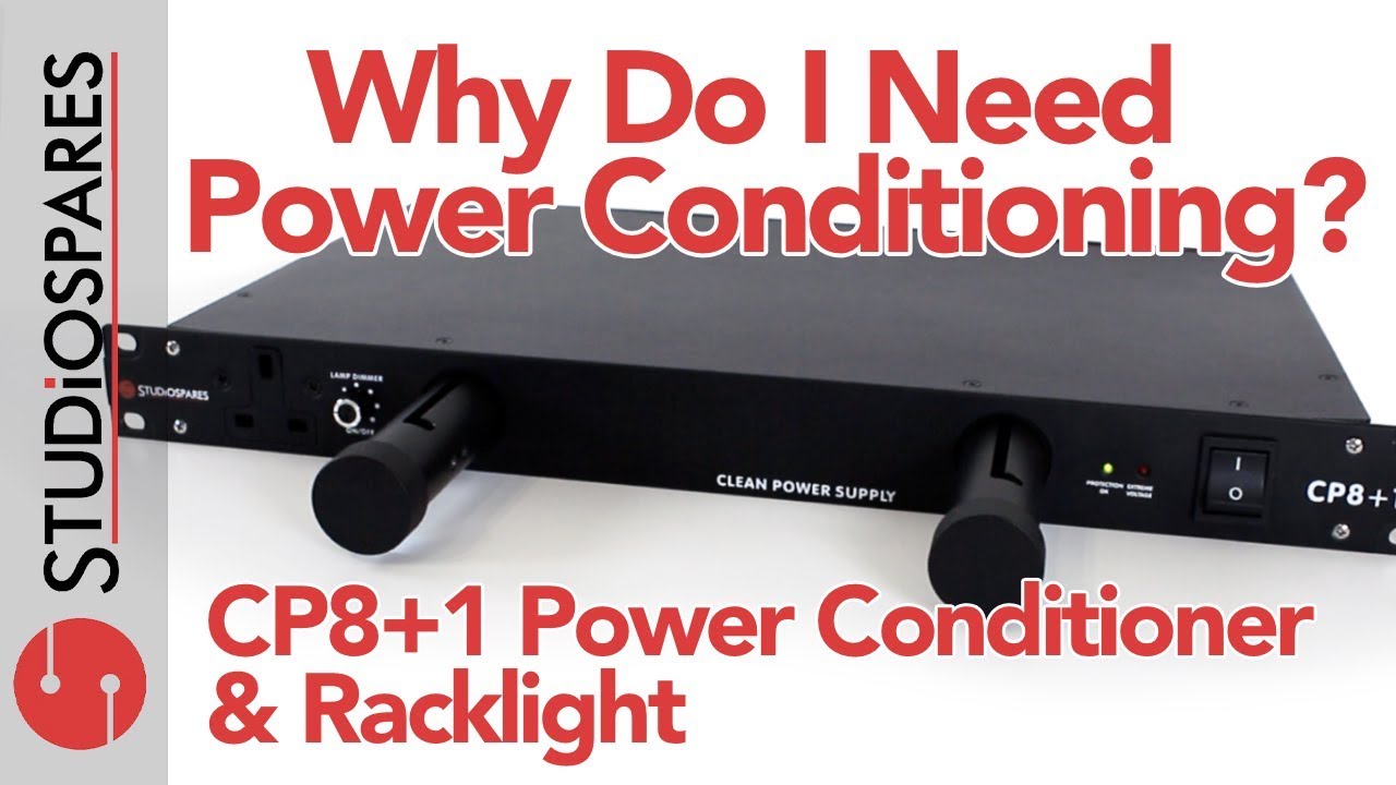Why do I need power conditioning? - Studiospares CP8+1 Power Conditioner