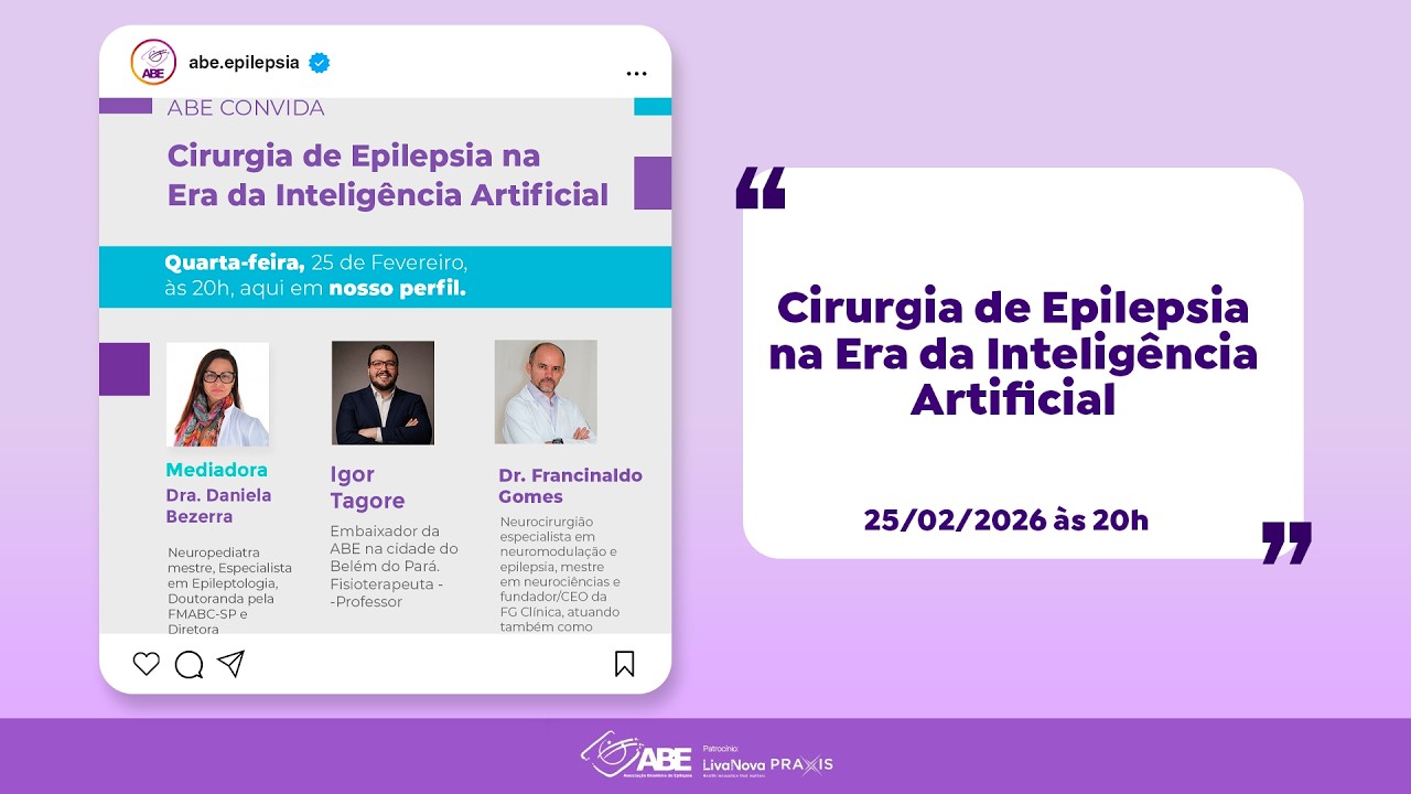 25/02 - Cirurgia de Epilepsia na Era da Inteligência Artificial
