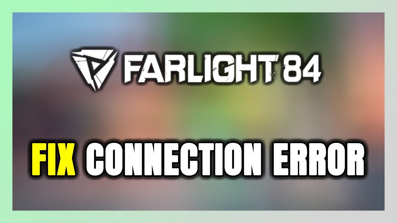 Как исправить ошибку подключения Farlight 84 / ошибку сервера!