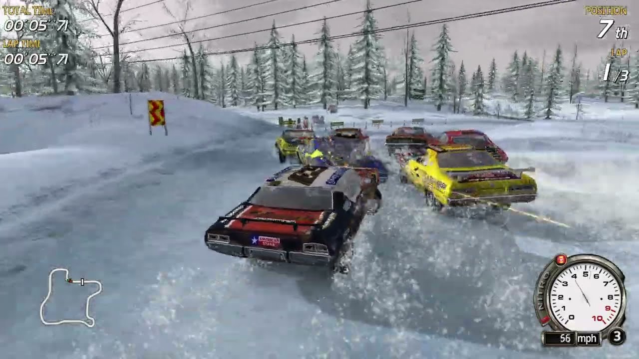 FlatOut Gameplay Part 28 [4K 60FPS PC] No Commentary