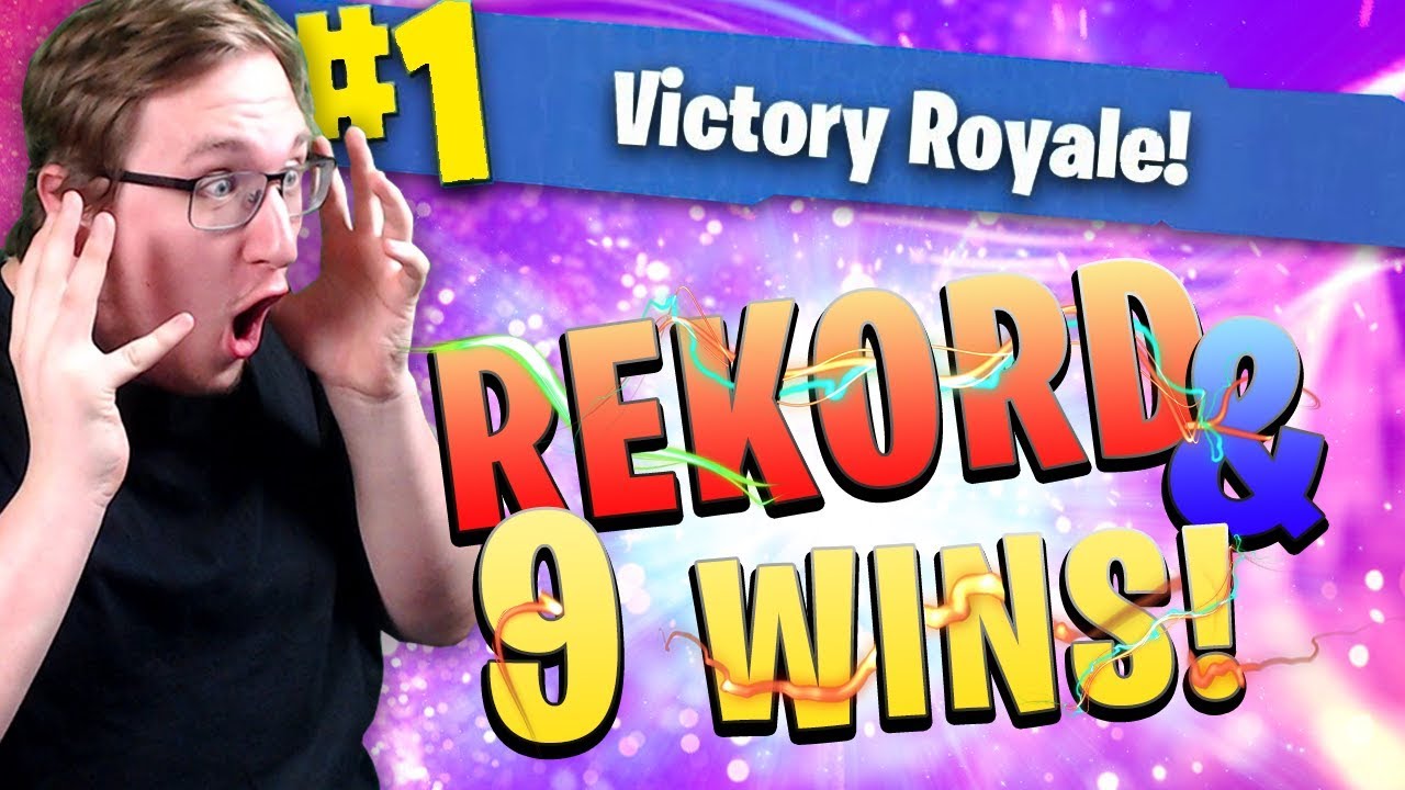 9 WINS HINTEREINANDER | Ehem. Rekord (Fortnite Battle Royale)