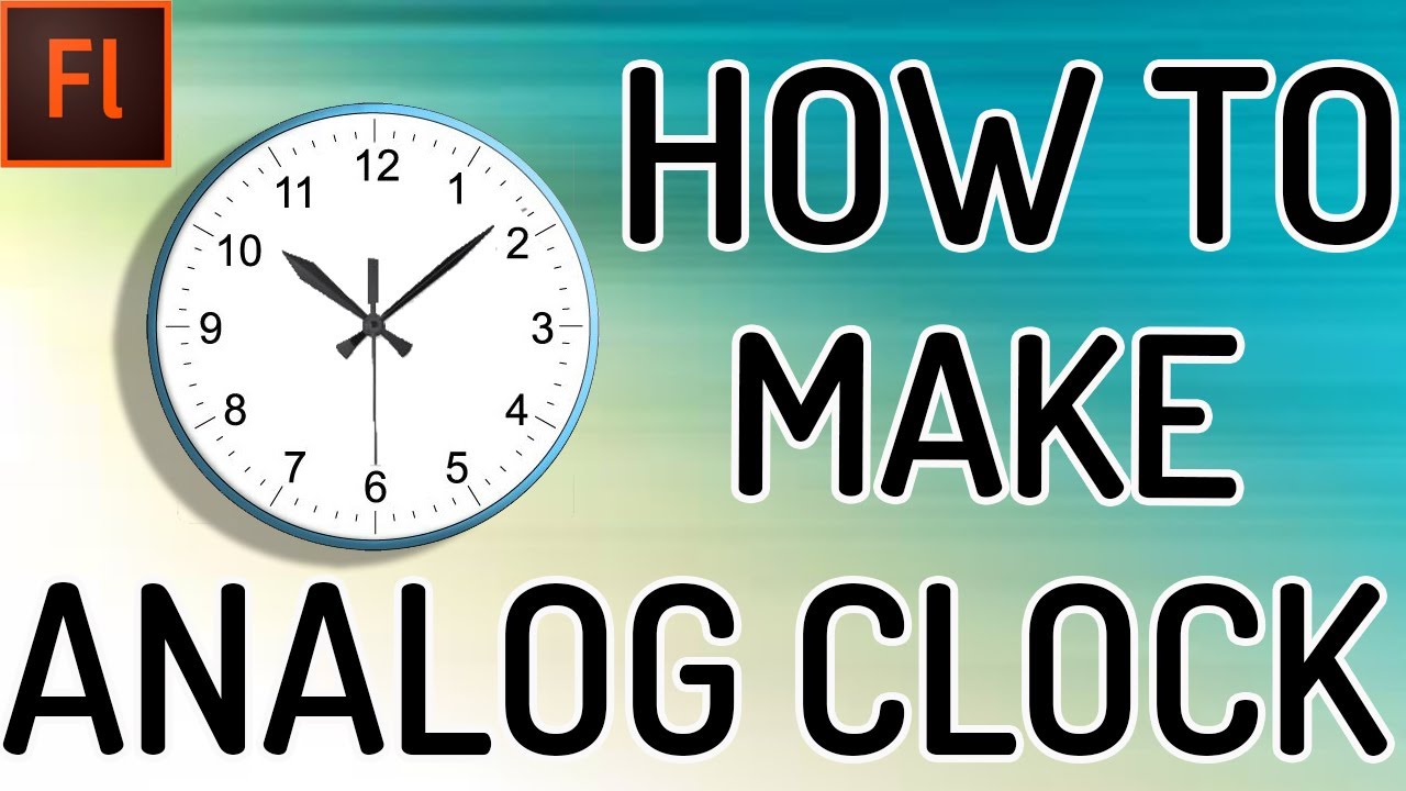 how to make analog clock in flash by MEHRA'S productions