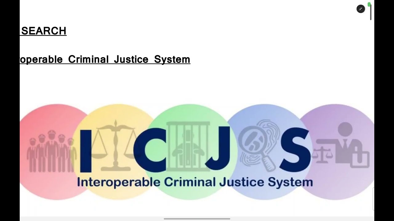 ICJS Search & it's stakeholders, Digital Police Portal#icjs #police #policetraining #ncrb #education