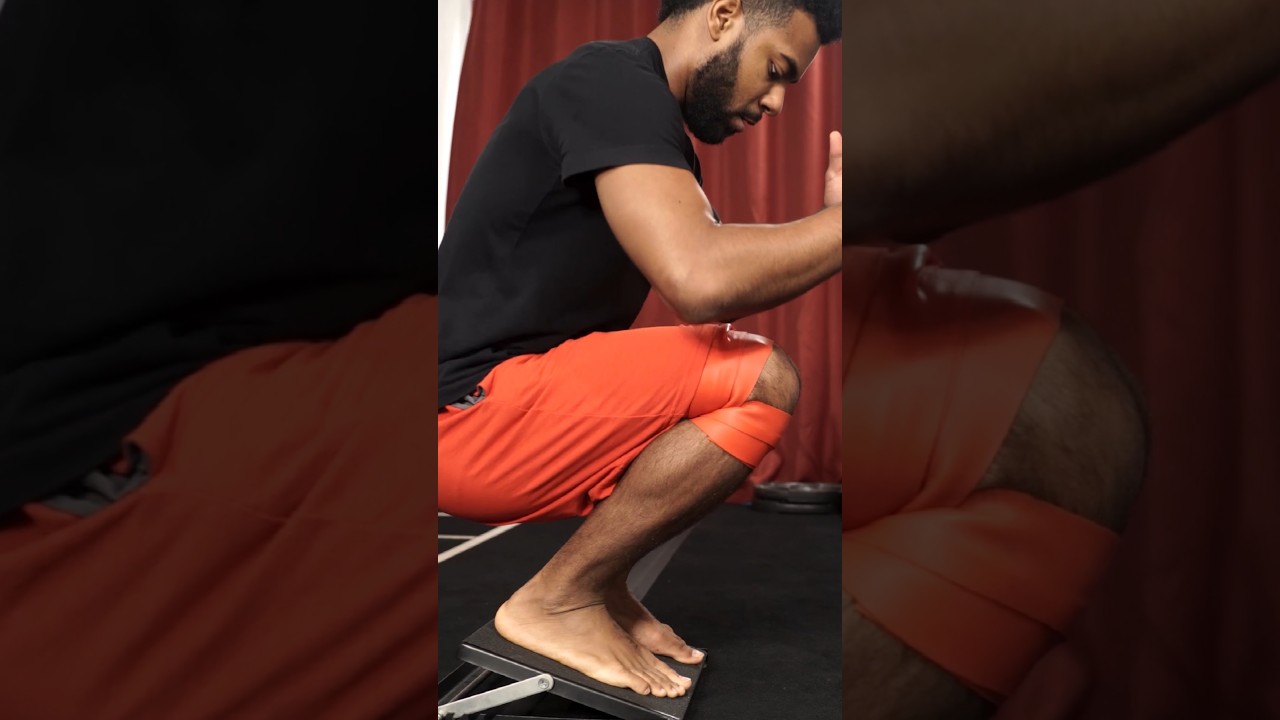 Relieve Knee Pain & Improve Mobility With Voodoo Floss Squats #kneepain #voodoofloss #trickstrong