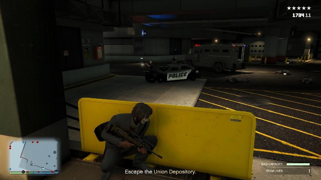 Grand Theft Auto V Online Union Depository Contract