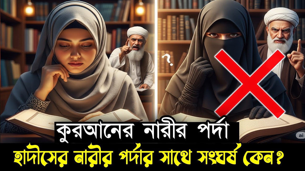 নারীদের পর্দা নিয়ে কুরআন ও হাদীসের মোল্লাদের সংঘর্ষ কেন?