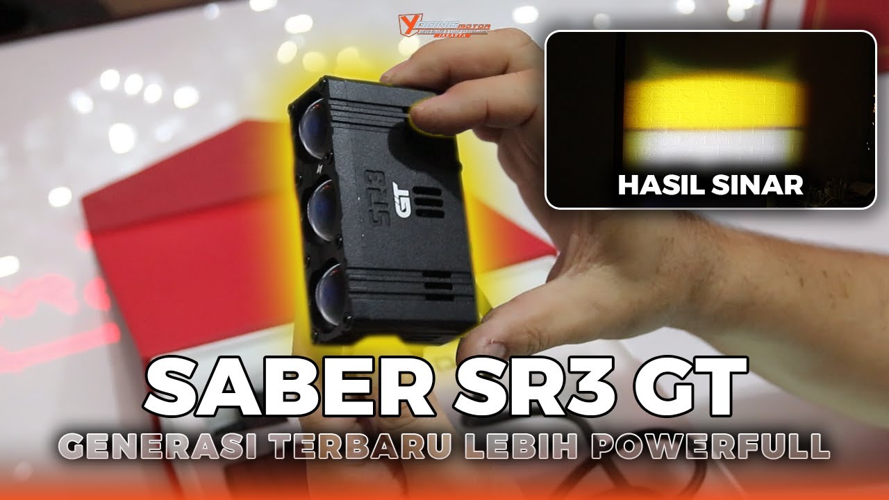 REVIEW SABER SR3 GT | KITA TES LANGSUNG SINARNYA BIAR KALIAN PAHAM❗️