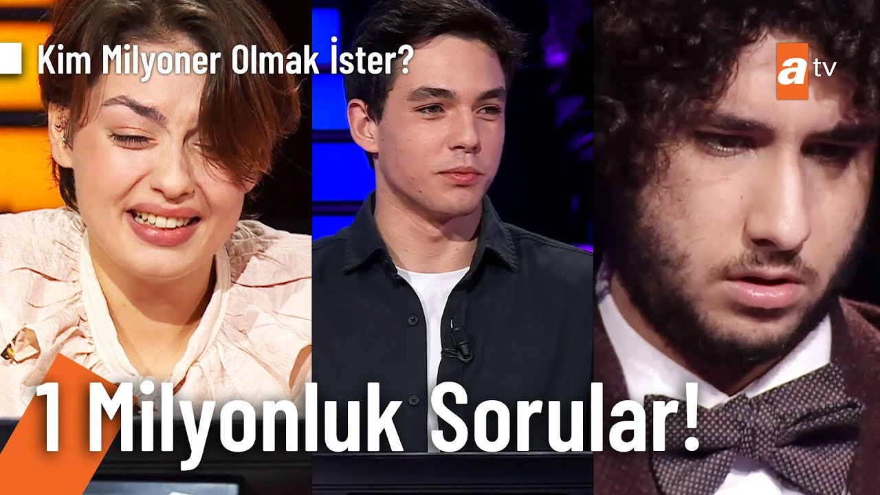 Milyoner tarihinde 1 Milyonluk Soruyu A&ccedil;tıran Yarışmacılar ve Milyonluk Sorular!