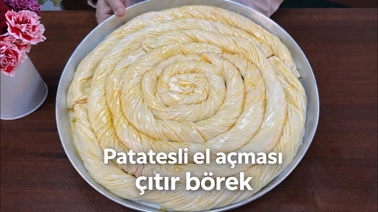 El Açması Patatesli Çıtır Börek (Hazır Yufkayı Unutun)🔥
