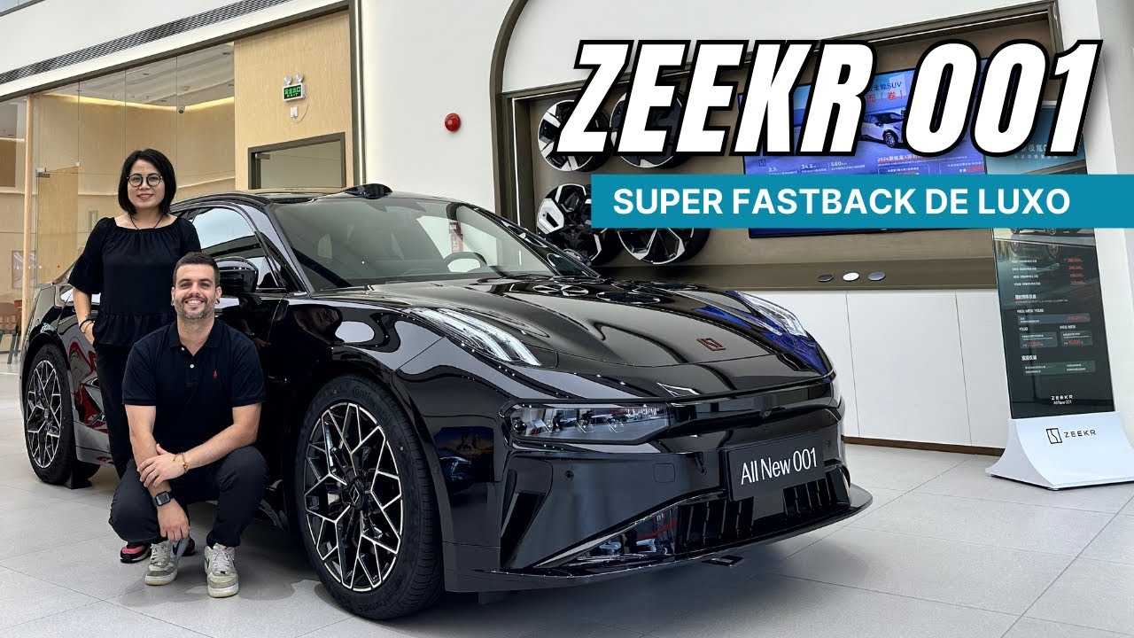 ZEEKR 001: FASTBACK COM MAIS DE 1000KM DE AUTONOMIA E INTELIGÊNCIA ARTIFICIAL | Bacon Sushi