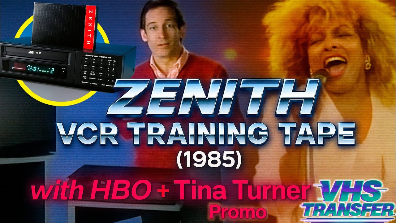 Zenith Video Operating Guide (1985) | Tina Turner + HBO Vintage Promo