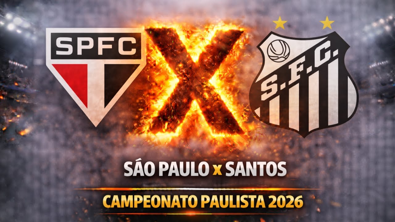 SÃO PAULO X SANTOS [Simulação] | Campeonato Paulista 2026