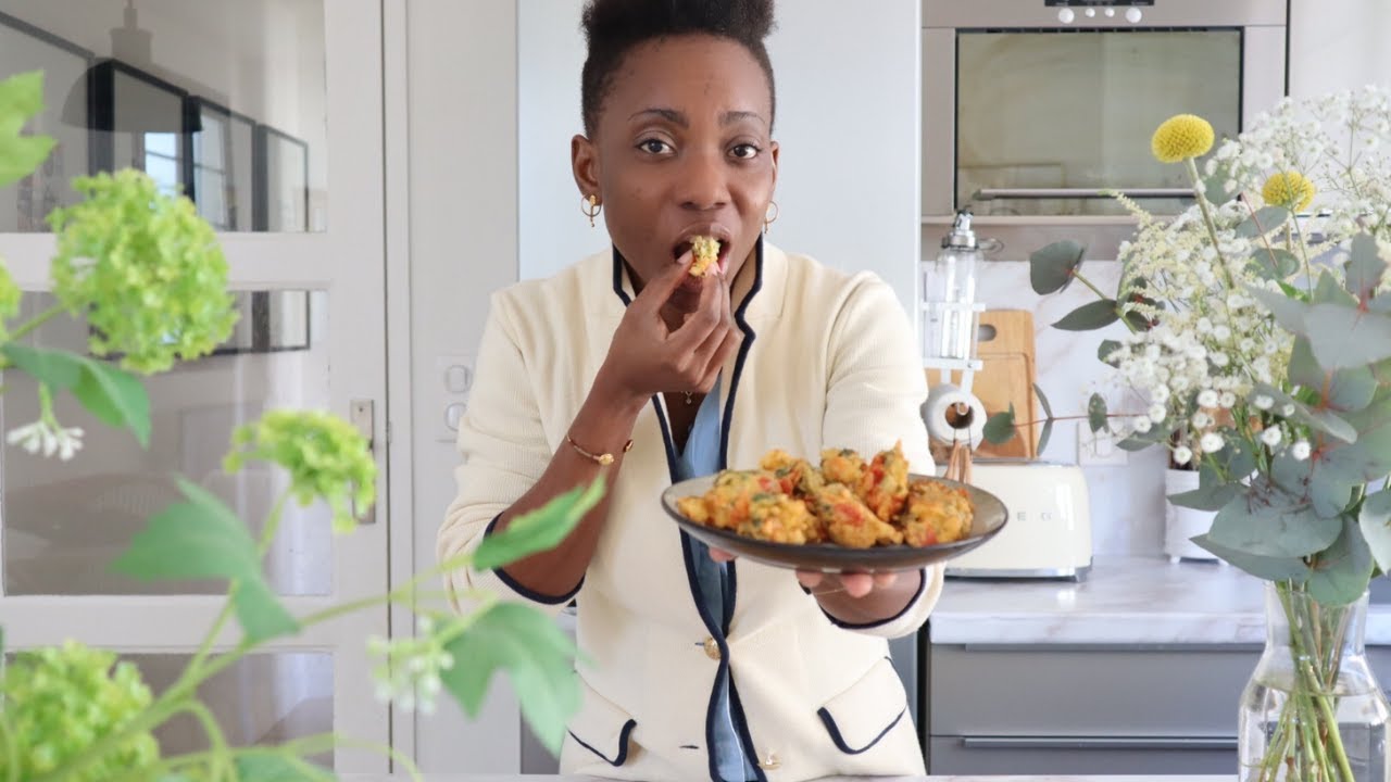 MA RECETTE DE BEIGNETS DE RIZ À LA TOMATE ET AUX CREVETTES // IDÉE LUNCH BOX // RECETTE FACILE