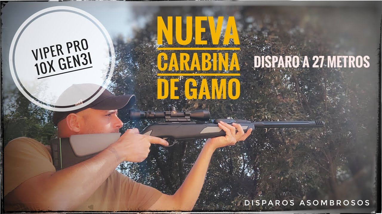 Gamo Swarm Viper Pro 10X Gen3i Prueba a 27 metros con balines Red Fire  Va estupenda 🔝