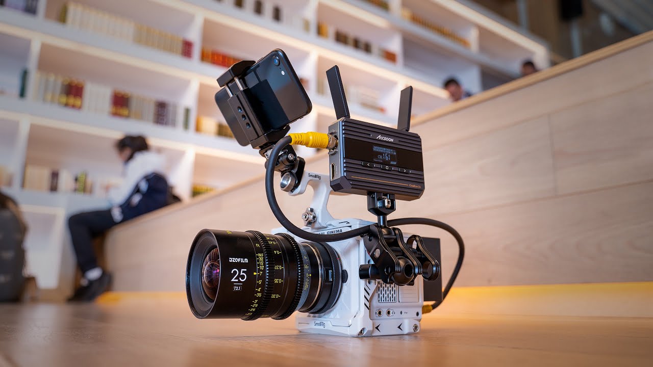 Accsoon CineEye 2S works as a WiFi extender for your RED Komodo