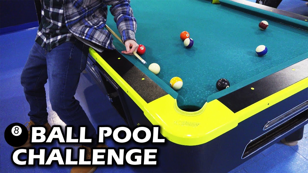 REAL LIFE 8 BALL POOL CHALLENGE AT THE ARCADE!!!