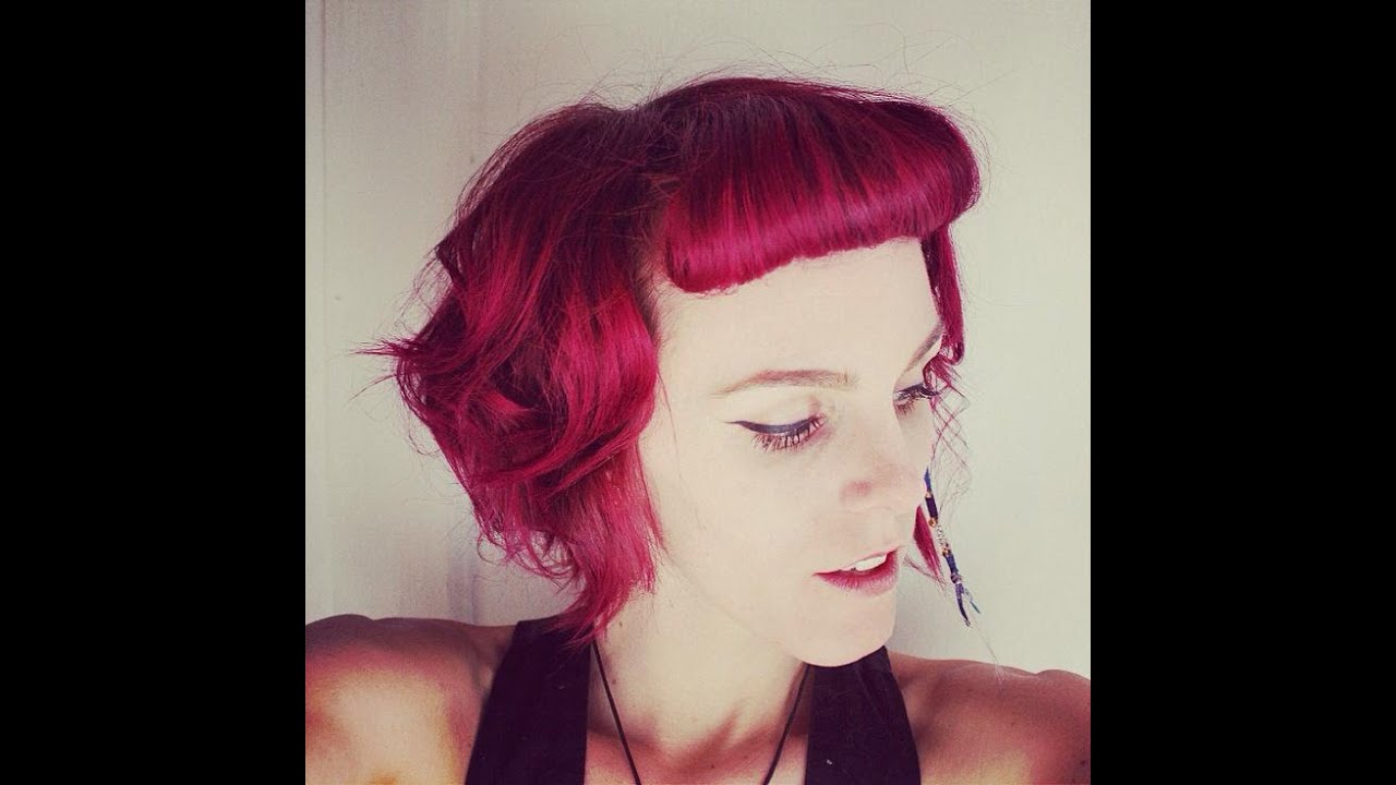 How to Style Bumper Bangs ~ A Vintage Hair Tutorial