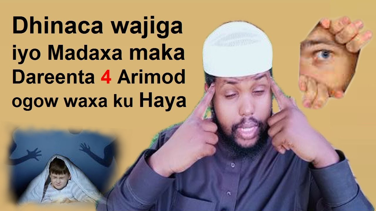 4 calaamad Dhinaca wajiga iyo madaxa Hada ka Dareento ogow waxa ku Haya Arimo La isku Daray