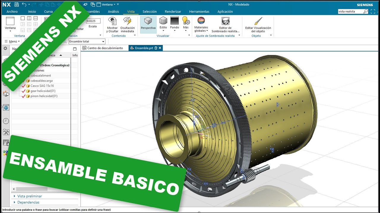 Siemens NX | Ensamble básico