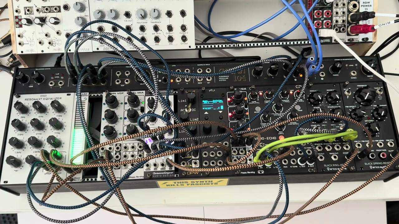 Prepping some aggressive drones for New England Synth Meetup