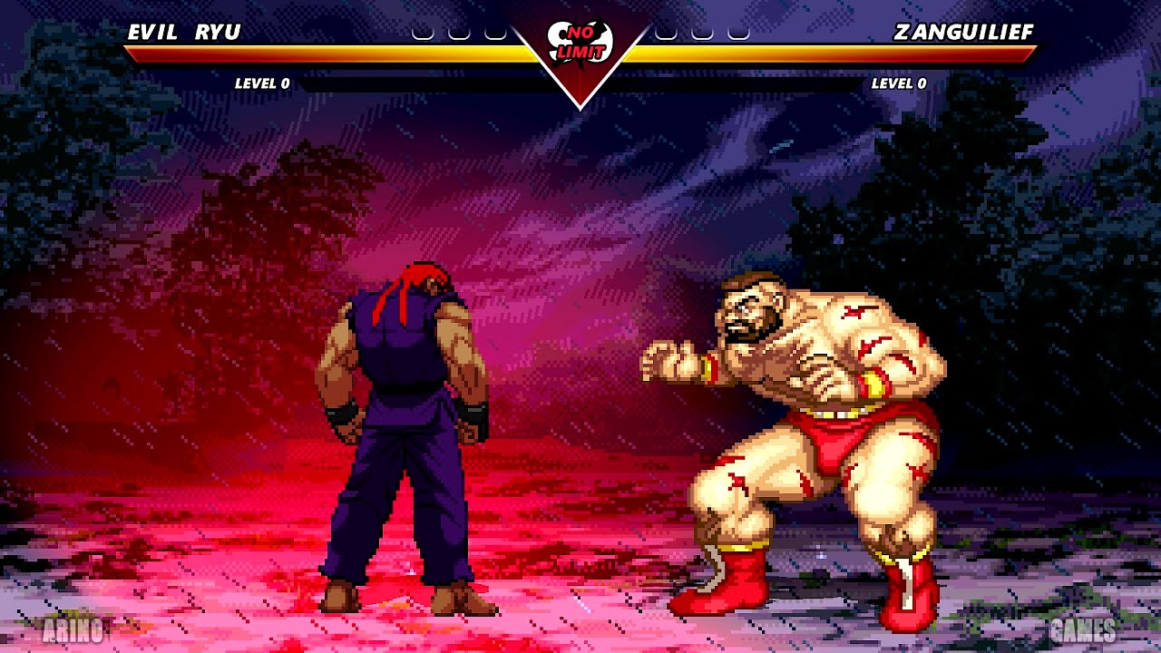 EVIL RYU VS ZANGUILIEF!!