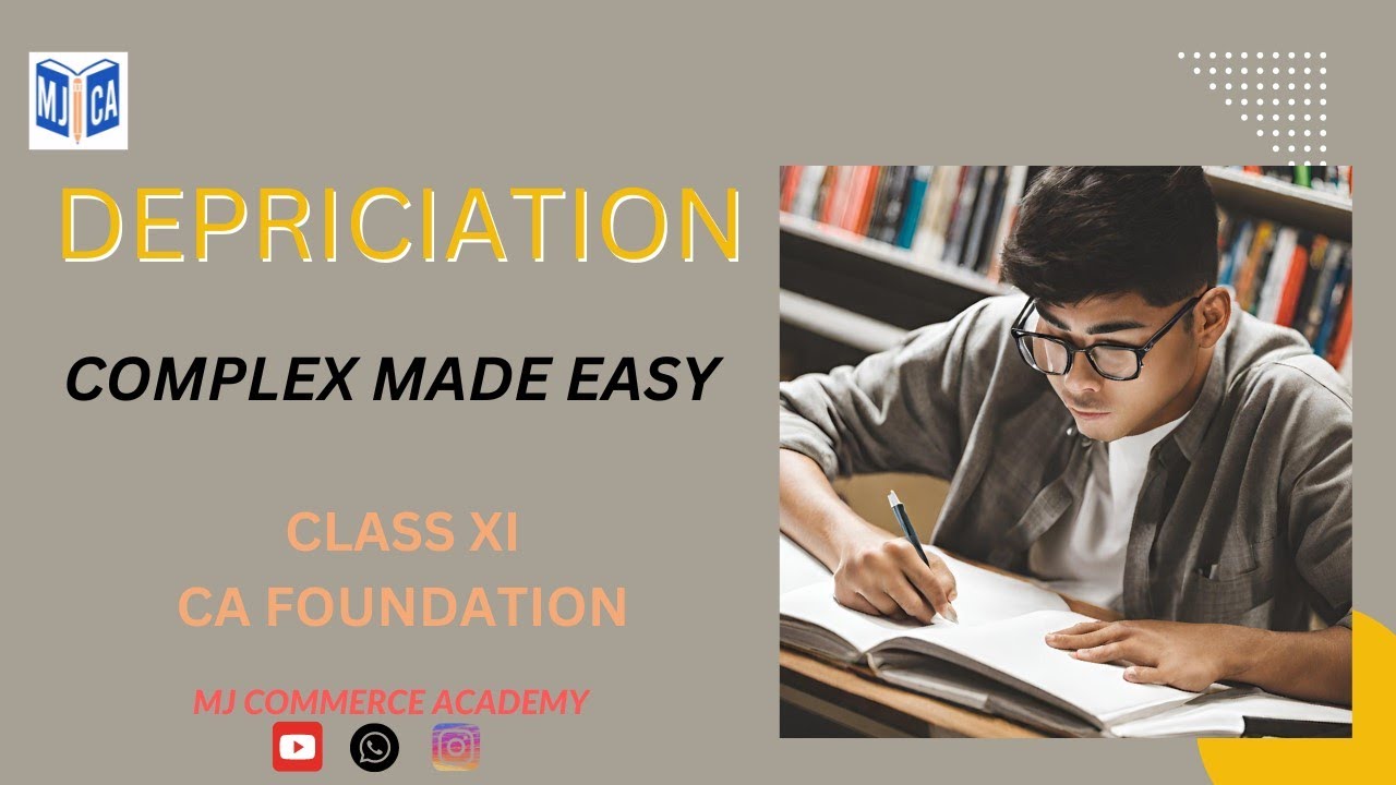 Depreciation Accounting for CA Foundation and 11th