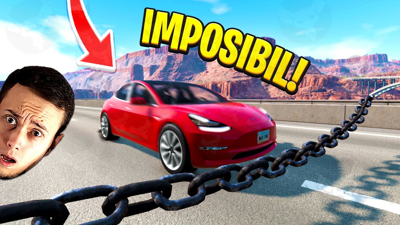 TESLA MODEL 3 vs LANT de FIER ! Cine castiga ? *INCREDIBIL*
