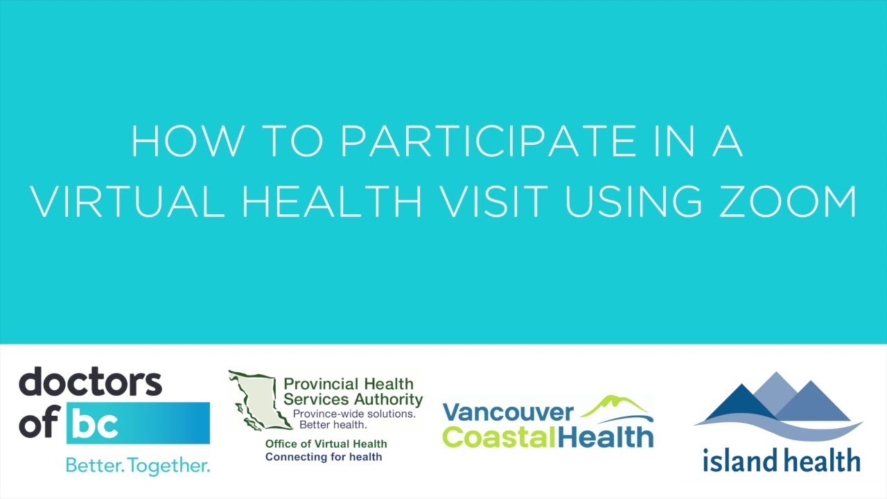 How to Participate in a Virtual Health Vising using Zoom