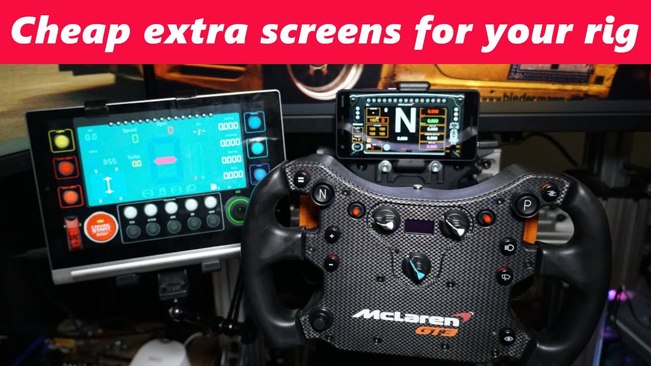 How I setup my sim dashboards