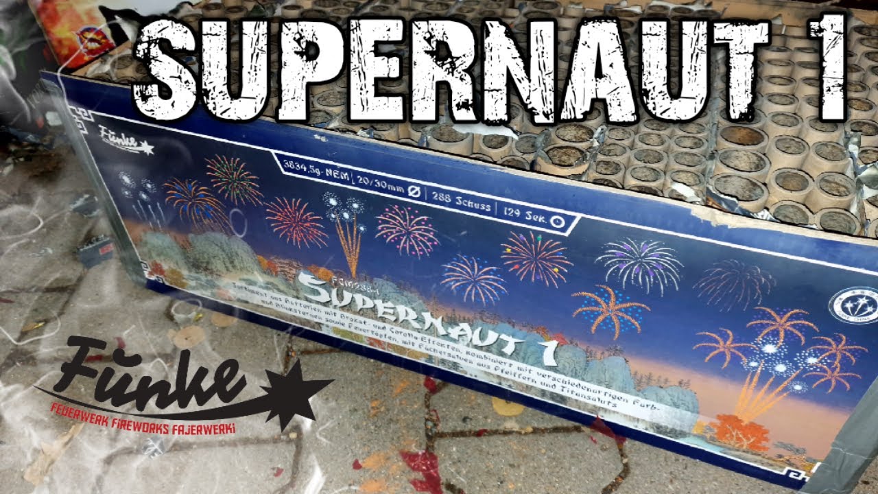 Funke - Supernaut 1 | FCM288-1 | 288 Schuss Verbund | 20-30 mm | 4 KG NEM | F2 [Silvester 2023/24]