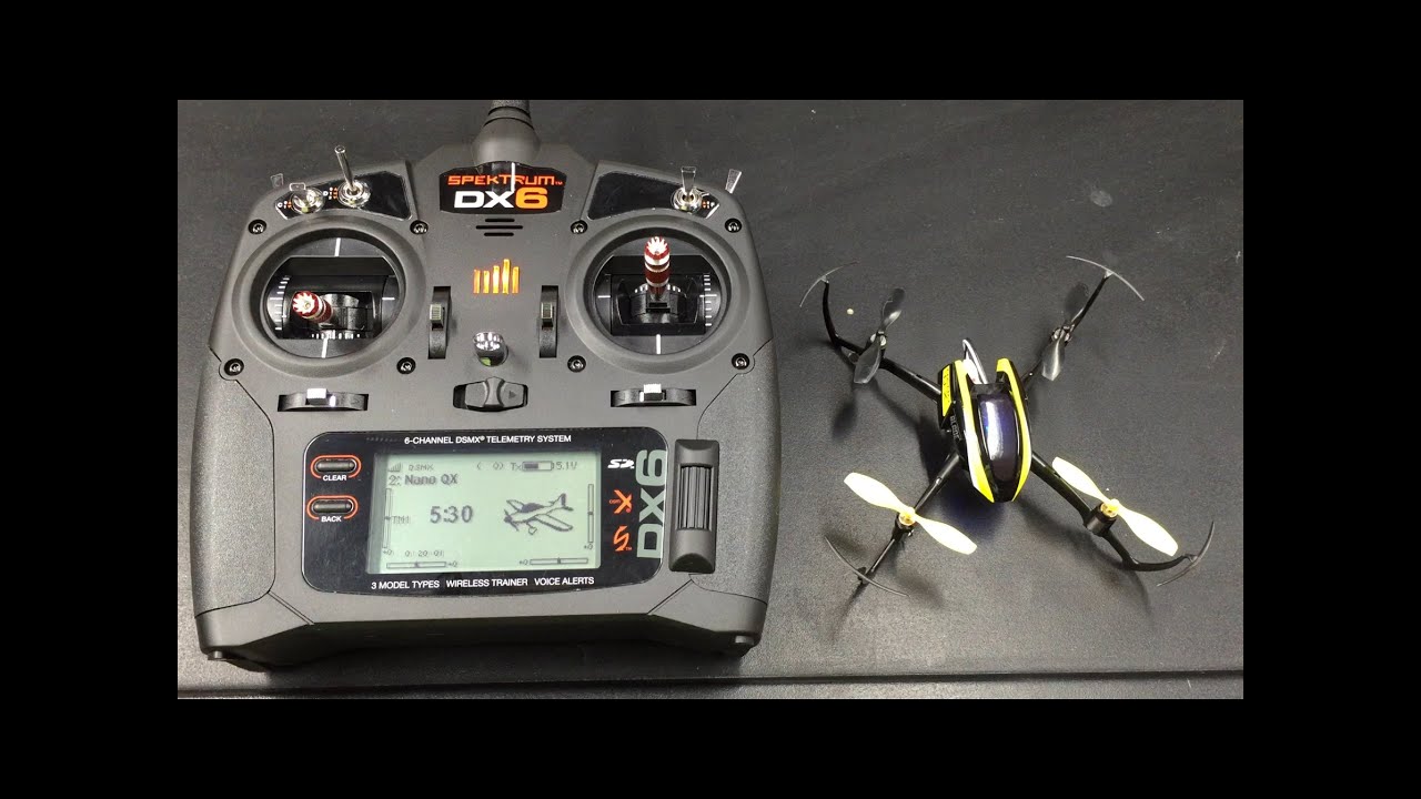 How to bind a Spektrum DX6 to a Blade Nano QX