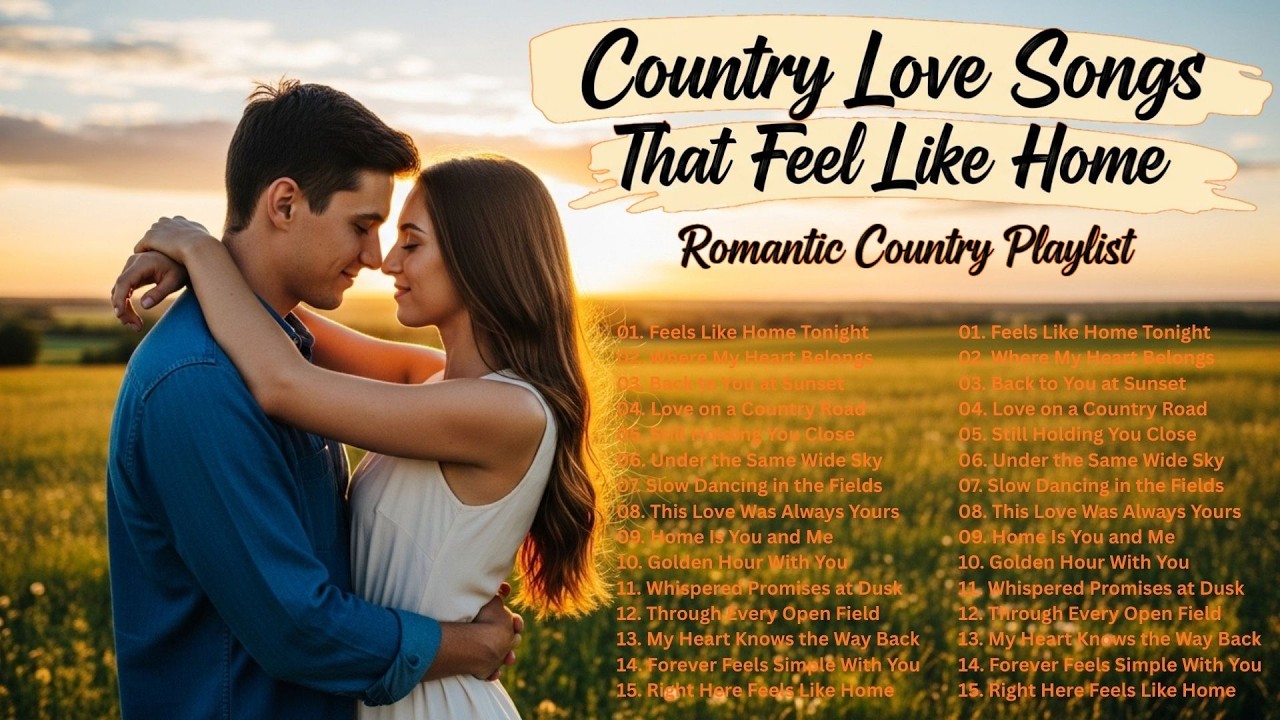 Country Love Songs That Feel Like Home 🤍🌾 | Romantic Country Playlist