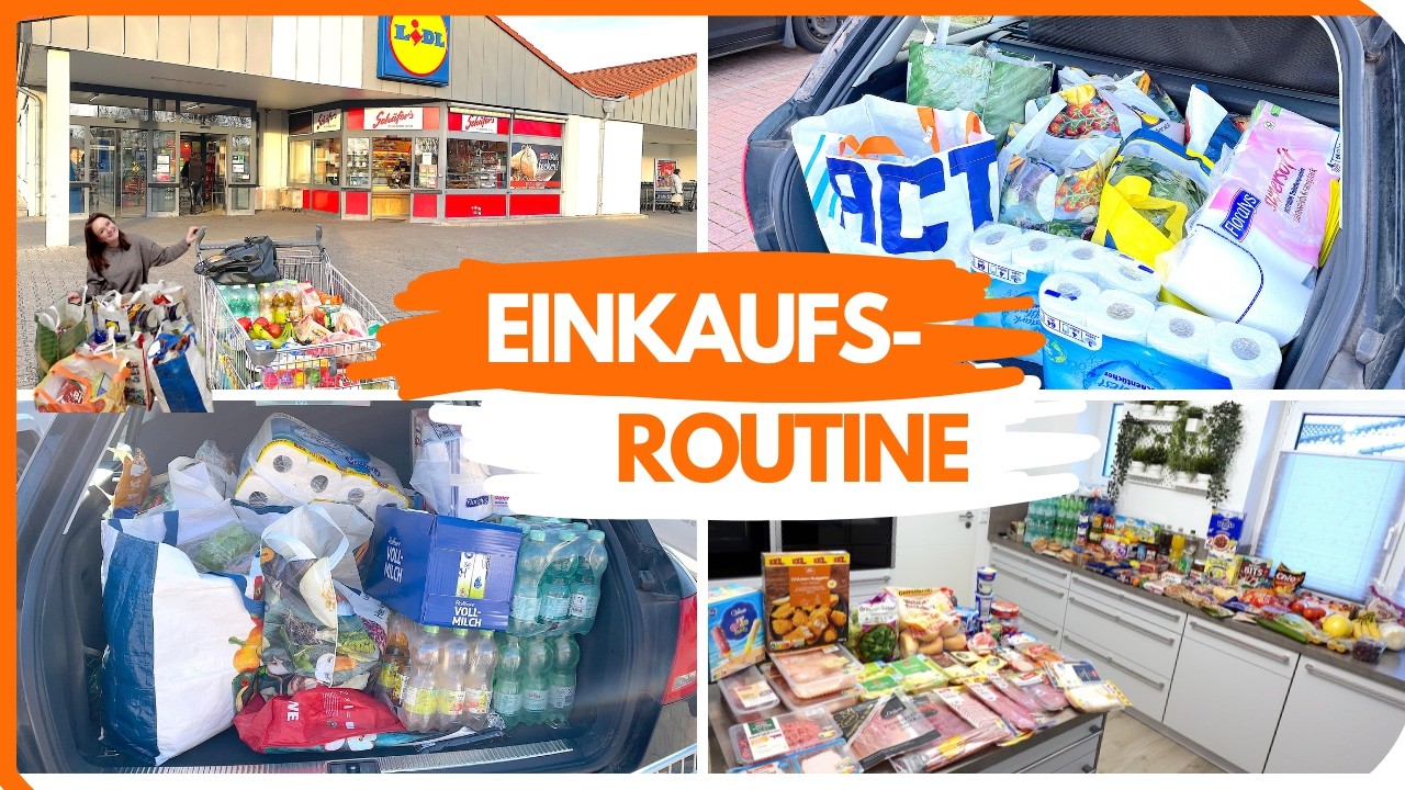 Mein 400&euro; System: 1x einkaufen, 1 Monat versorgt sein 🛒✨
