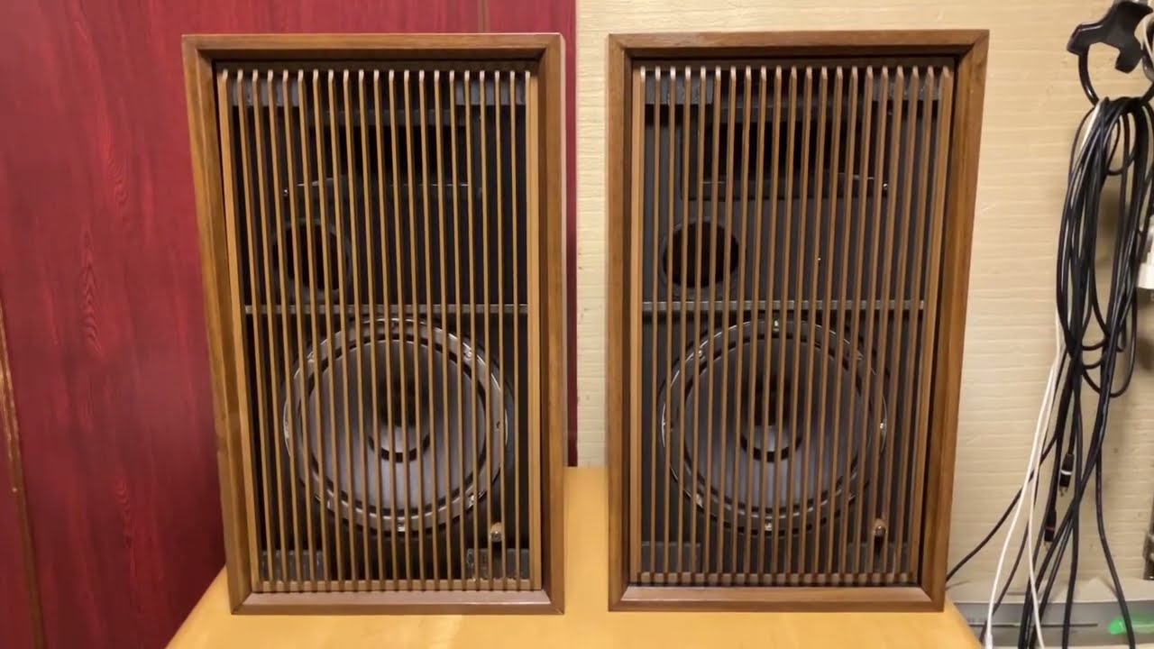 オーディオ試聴動画 ALTEC 5384Aダブルコーンフルレンジ使用国産ホーンドライバー+古箱