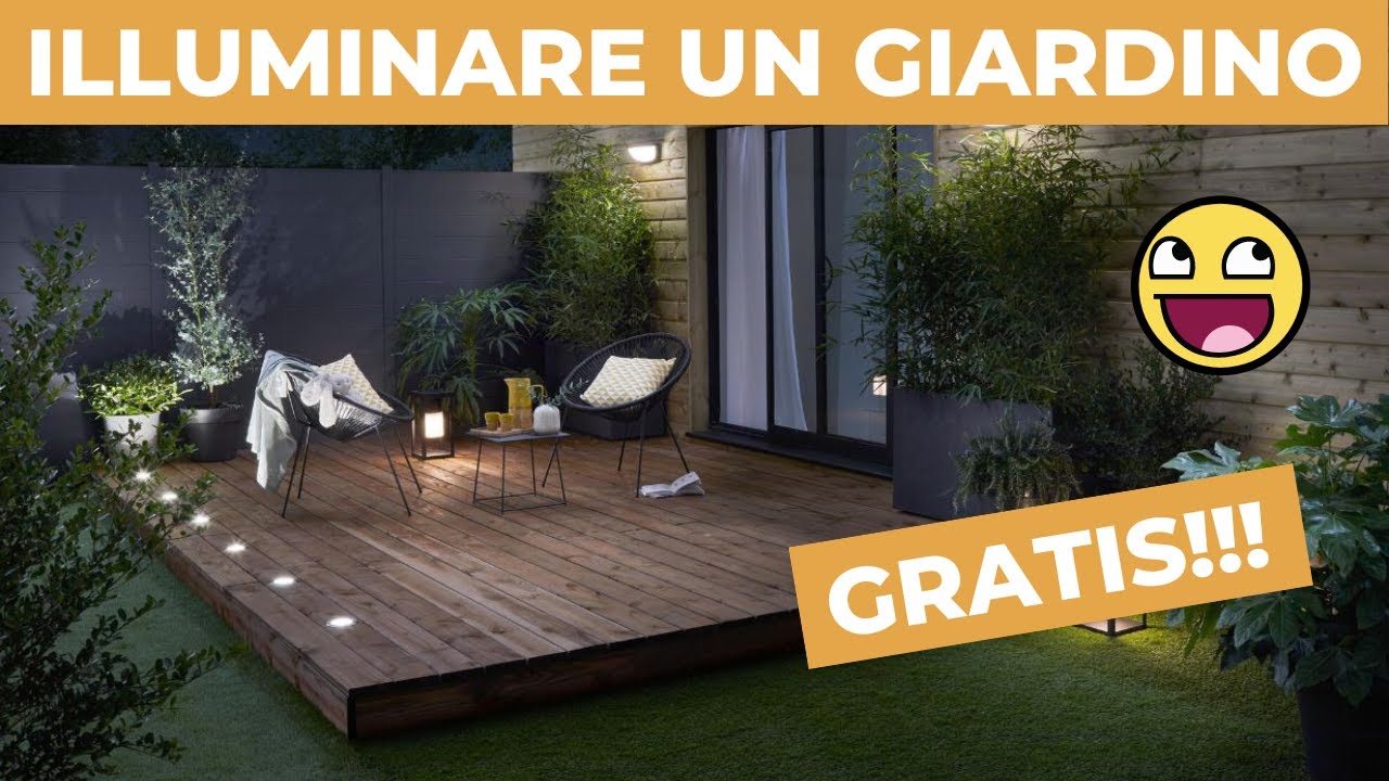 ILLUMINARE un giardino SENZA CORRENTE
