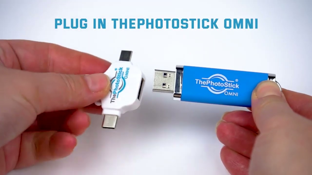 ThePhotoStick&reg; Omni 128GB USB Flash Drive & Memory Stick