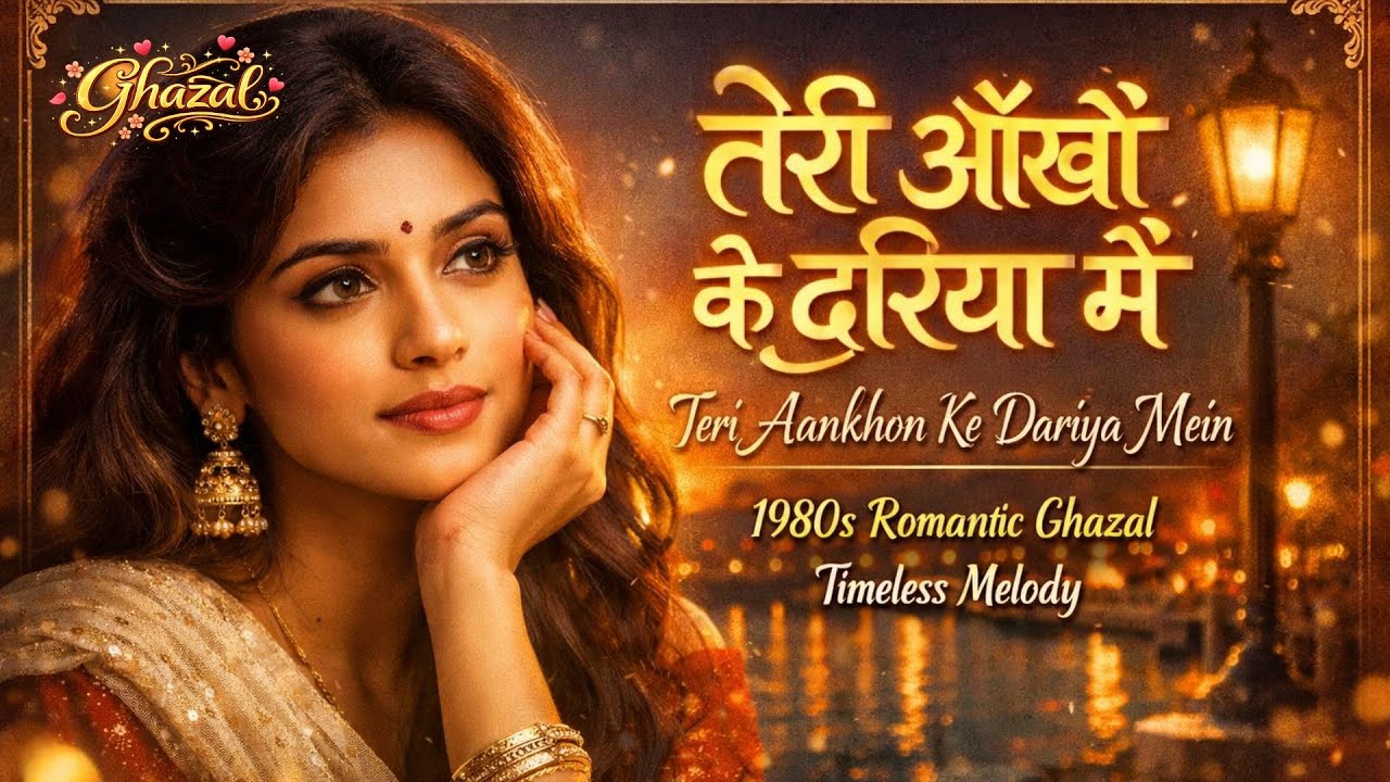 Teri Aankhon Ke Dariya Mein | तेरी आँखों के दरिया में उतर जाने को जी चाहता है :1980s Romantic Ghazal