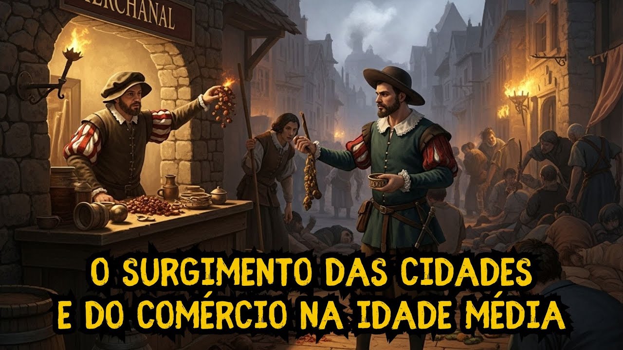 O surgimento das cidades e do comércio na Idade Média — História para Dormir