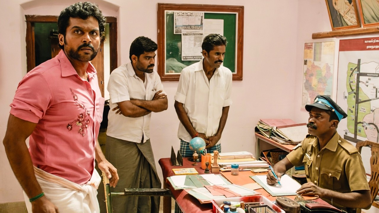 കൊമ്പനെ പോലീസ് സ്റ്റേഷനിൽ വെച്ച് പണിയാൻ നോക്കിയതാ | Komban (Malayalam Dubbed) | Tamil Action Karthi