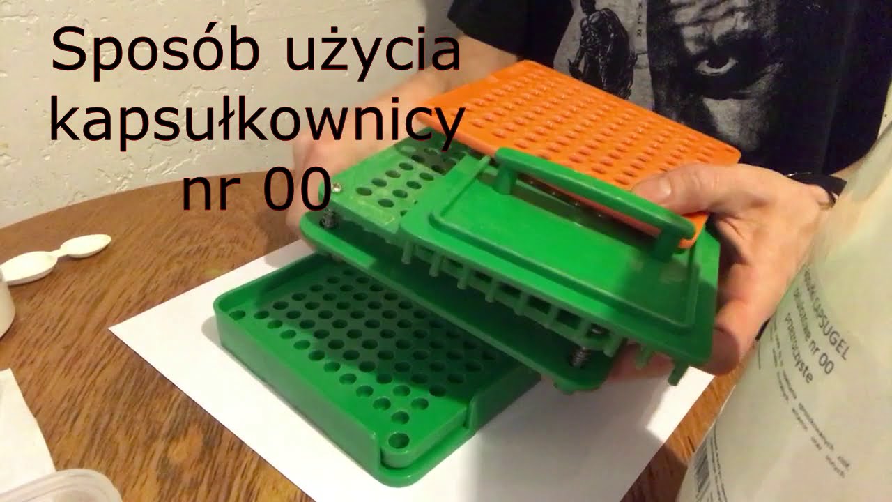 Kapsułkownica rozmiar 00, kapsułki z witaminy C, łatwy sposób na domowe tabletki