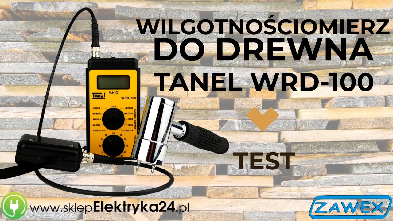 Wilgotnościomierz do drewna WRD-100 Tanel dostępne w sklepie-www.sklepelektryka24.pl