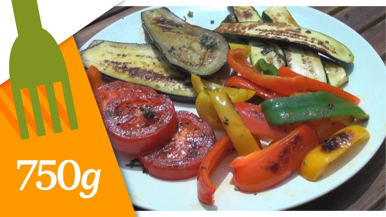 Recette de L&eacute;gumes grill&eacute;s &agrave; la plancha - 750g