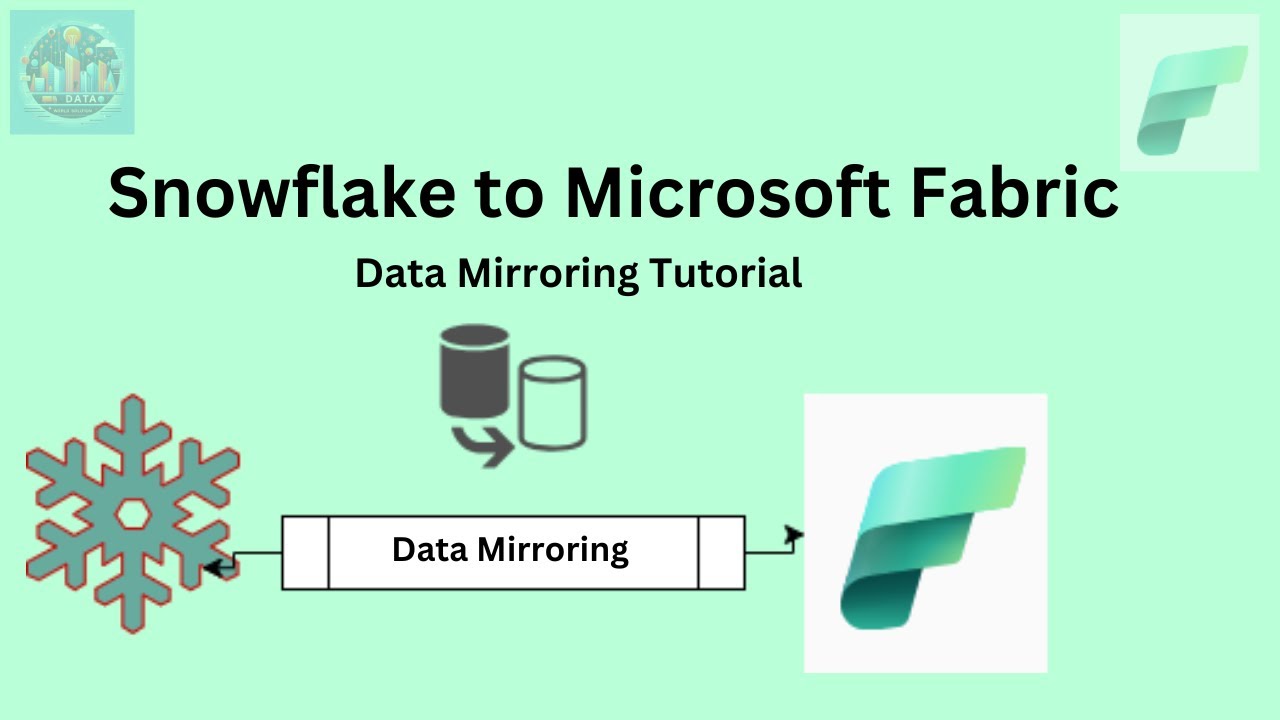 Mirroring Data from Snowflake to Microsoft Fabric: A Step-by-Step Tutorial