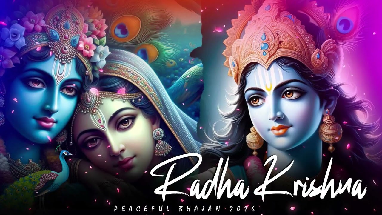 Radha Krishna Night Bhajan 2026 | Peaceful Sleep Music | Divine Bhakti Song